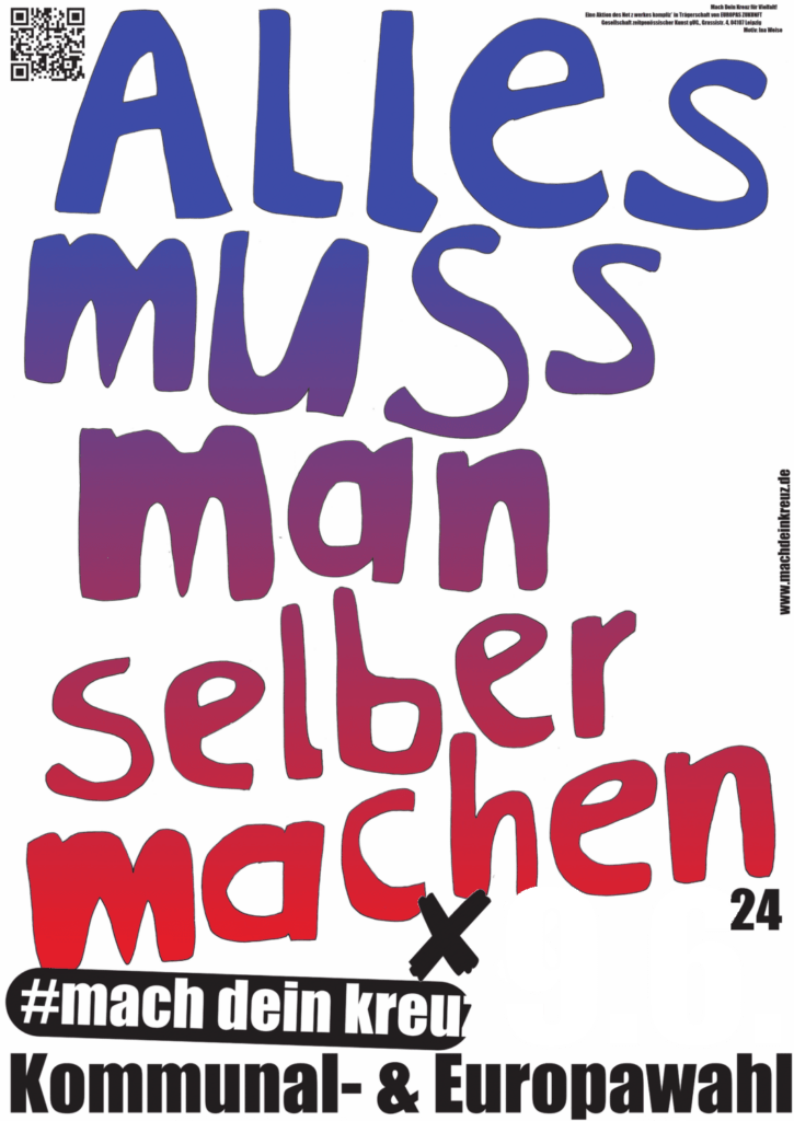 2024 A1 Plakat machdeinkreuz Ina Weise