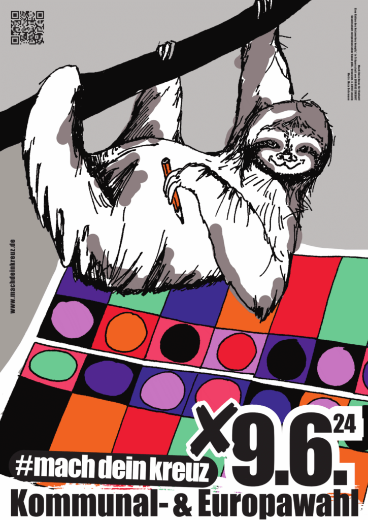 2024 A1 Plakat machdeinkreuz Maja Behrmann