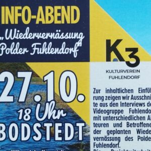 Einladung: Info-Veranstaltung zum Projekt Renaturierung des Polders Fuhlendorf