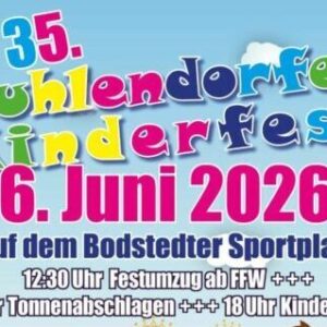 Spendenaufruf für unser 35. Fuhlendorfer Kinderfest | Pauline Glaser