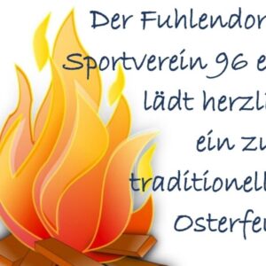 Osterfeuer in Bodstedt