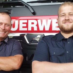 Christian Arndt und Luca Helms: ehrenmatliche Arbeit in der Freiwilligen Feuerwehr Fuhlendorf | Iris Peinl
