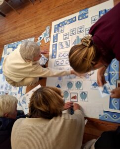 Entwurfsarbeit in Arbeitsgruppe 1
